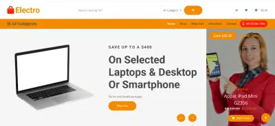 تصميم متجر الكنروني احترافي