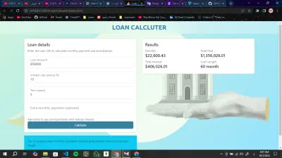 Loan Calculator – أداة حساب القروض التفاعلية