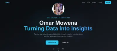 عمل portfolio احترافي