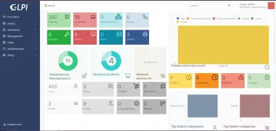 اعداد نظام GLPI Ticketing System