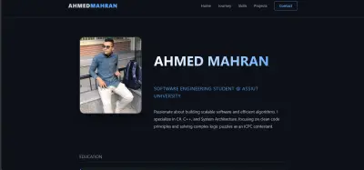 تصميم وتطوير مواقع Portfolio