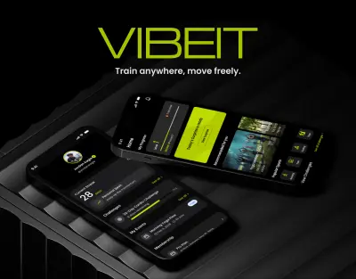 تصميم واجهة تطبيق انشطة_VibeIt mobile app