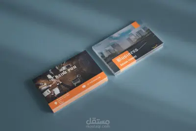 تصميم بطاقة أعمال احترافية للشركات بأسلوب عصري وجذاب