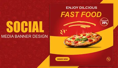 تصاميم سوشيال ميديا وبوسترات وإعلانات باحترافية