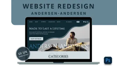 اعادة تصميم موقع ANDERSEN ANDERSEN| UI UX