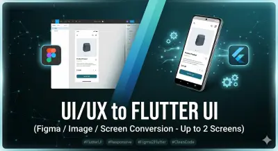 تحويل تصميم Figma أو صورة إلى كود Flutter احترافي