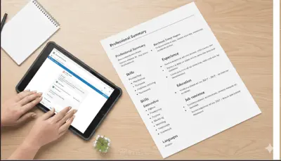 كتابة وتصميم سيرة ذاتية احترافية متوافقة مع أنظمة ATS لضمان القبول الوظيفي