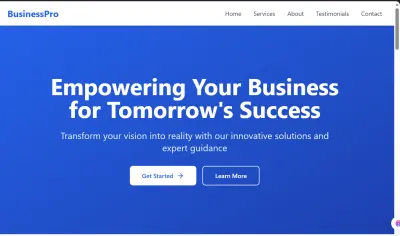 تصميم وتطوير موقع شركة خدمات احترافي