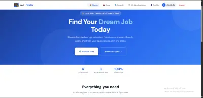 منصة توظيف - واجهة مستخدم كاملة