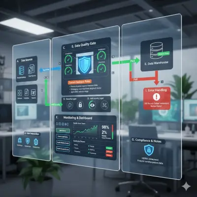Healthcare Data Engineering Pipeline for Data Quality