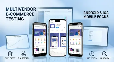 اختبار شامل وتأكيد جودة (QA) لمتجر إلكتروني متعدد البائعين (Android, iOS, Dashboards)"