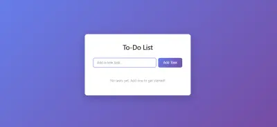 To-Do List Web Application