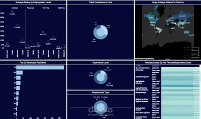 Dashboard إحترافى بواسطة Tableau
