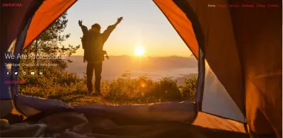 تصميم صفحة Landing Page احترافية للشركات أو بورتفوليو شخصي