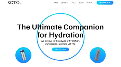 تطوير واجهة متجر إلكتروني لمنتجات مستدامة بتصميم عصري