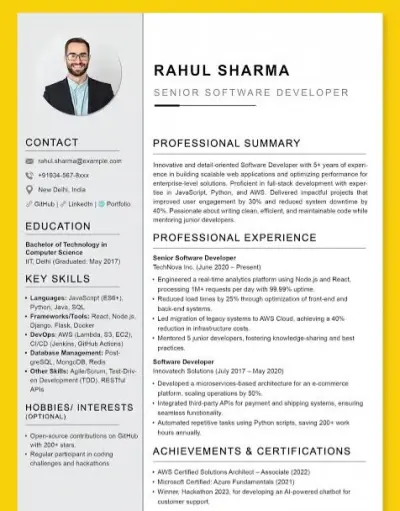 تصميم cv بطريقه احترافية ومختلفة
