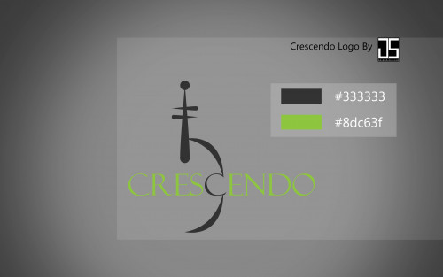 تصميم شعار Crescendo