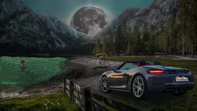 تصاميم دمج صور لصنع صور لأعلان او تصميم خيالي 👌🖌️