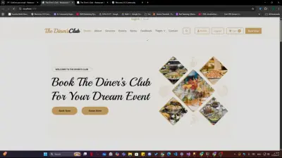 تصميم موقع كامل لاداره مطعم وطلابات توصيل