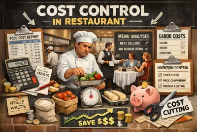مراقب تكاليف بمطعم و كافيه