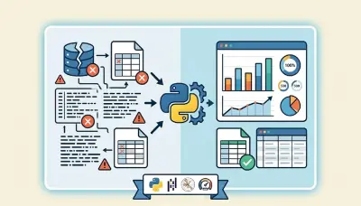 تنظيف وتحليل البيانات باستخدام Python وتصميم داشبورد تفاعلي