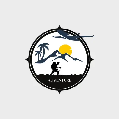 تصميم لوجو احترافي لشركة سياحة