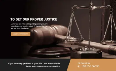 تطوير صفحة هبوط لمكتب محاماة واستشارات قانونية (Sterling & Vance)