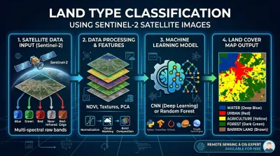 Land Type  Classification in  Egypt Using  Sentinel-2 Satellite  Images