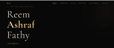 Personal Portfolio – Interactive Website