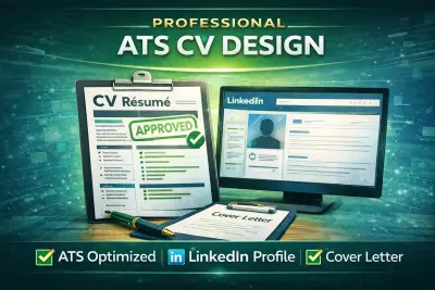 تصميم سيرة ذاتية احترافية متوافقة مع أنظمة ATS