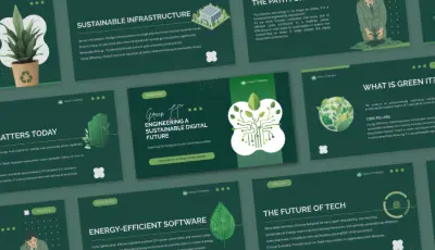 عرض تقديمي "Green IT" - هندسة المستقبل الرقمي المستدام.