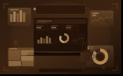 تصميم لوحة بيانات تفاعلية لتحليل مبيعات وأداء مقهى Charge Cafe