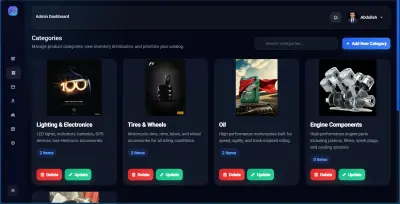 منصة تأجير الدراجات النارية وبيع الإكسسوارات (MotoVerse)