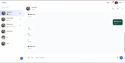تطوير نظام محادثات فورية (Real-Time Chat System)