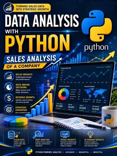 تحليل بيانات مبيعات باستخدام Python