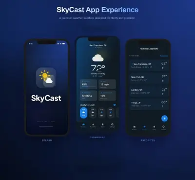 تطبيق الطقس هو تطبيق للهواتف الذكية يهدف إلى عرض معلومات الطقس الحالية والتوقعات الجوية بطريقة سهلة ومنظمة. يعتمد التطبيق على واجهة برمجة التطبيقات الخاصة بالطقس للحصول على البيانات وعرضها للمستخدم بشكل واضح ومباش