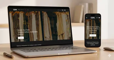 تطوير واجهة متجر إلكتروني متكاملة (CEIN E-commerce) بأسلوب Modular JavaScript