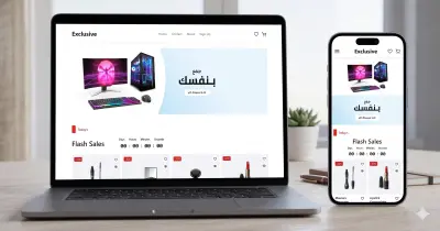 برمجة وتطوير متجر إلكتروني متكامل (Exclusive)
