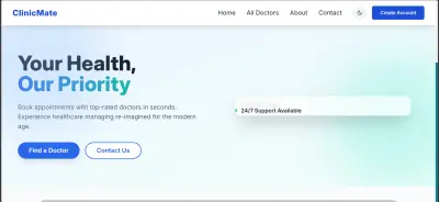 برمجة وتطوير نظام متكامل لإدارة العيادات والمستشفيات (ClinicMate)