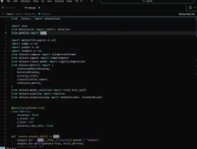 مشروع تعلم آلة للتنبؤ بنجاة ركّاب Titanic + تقييم الدقة ورسوم بياني