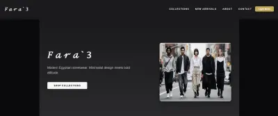 موقع براند ملابس محلي - Fara3