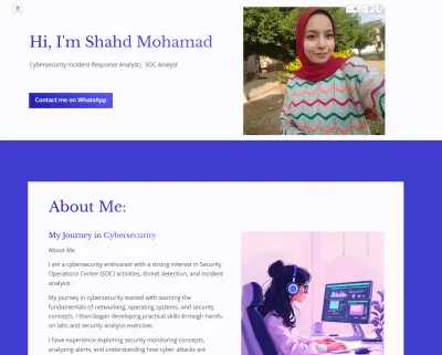 تصميم بورتفوليو احترافي (Portfolio) يعرض أعمالك بشكل مميز وجذاب