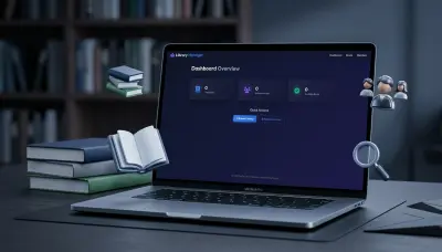 صورة العمل تطوير نظام ذكي لإدارة المكتبات الرقمية (Library Management System) باستخدام Django