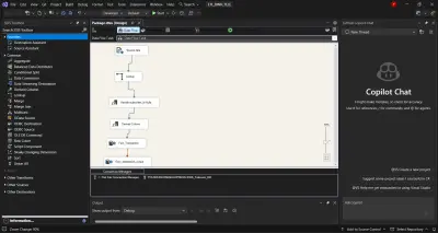 مشروع ETL للاتصالات (SSIS)