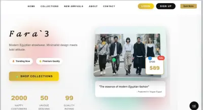 local Clothing Brand Web Application