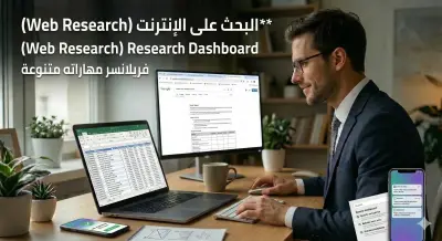 البحث على الإنترنت بدقة واحترافية (Web Research) وجمع البيانات الموثوقة