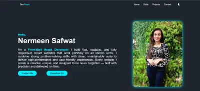 تصميم Portfolio احترافي