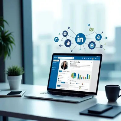 انشاء حساب linkedIn احترافي يبرز خبراتك