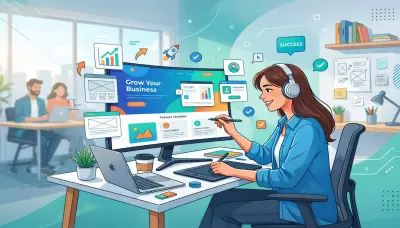 تصميم وتطوير Landing Page جذابة ومتجاوبة مع جميع الشاشات