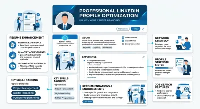 تحسين وتهيئة حساب LinkedIn لزيادة فرص التوظيف